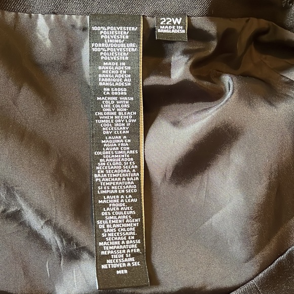 LE SUIT SEPARATES Size: 22W Classic Pencil Skirt ElasticWaist Insert Elegant NEW - Picture 13 of 14